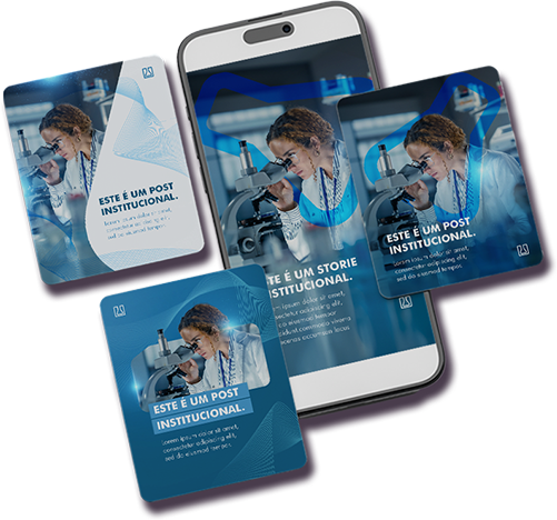 Mockup posts institucionais